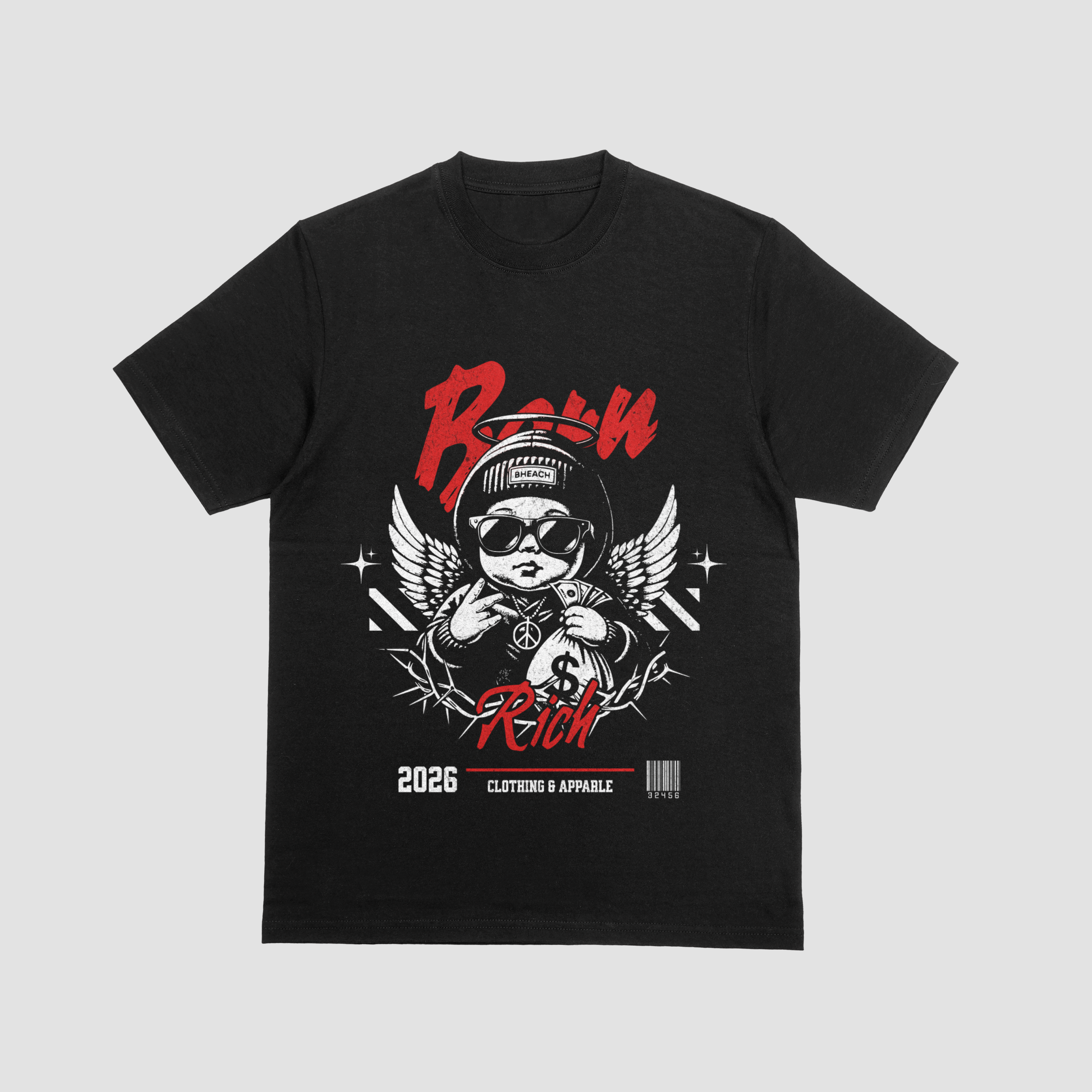 Born Rich Staple Tee