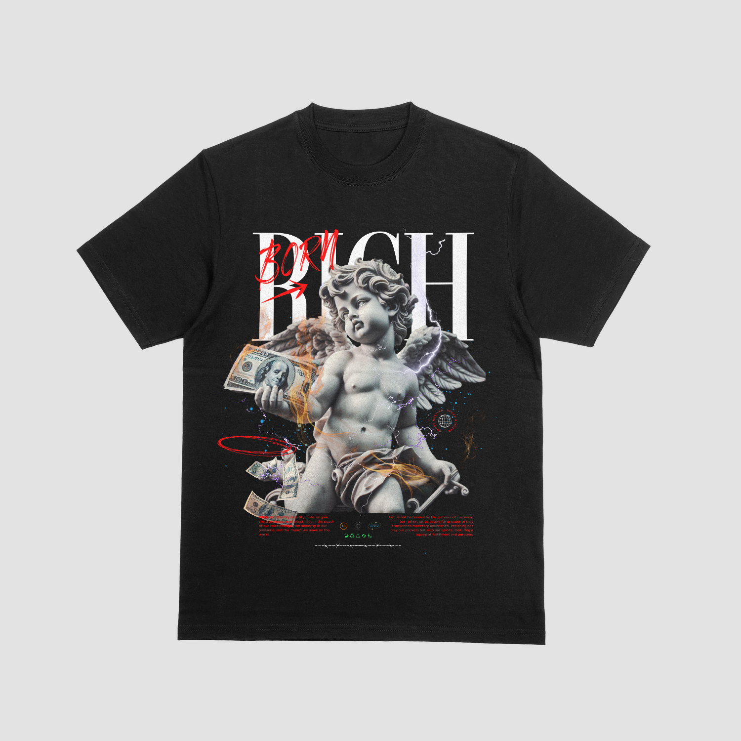 Born Rich Angle Tee