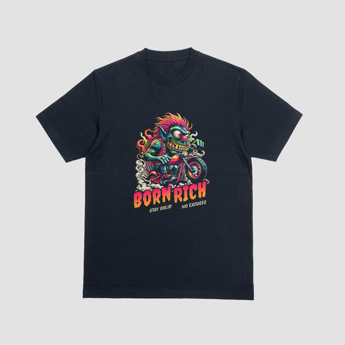Born Rich Stay Solid Tee