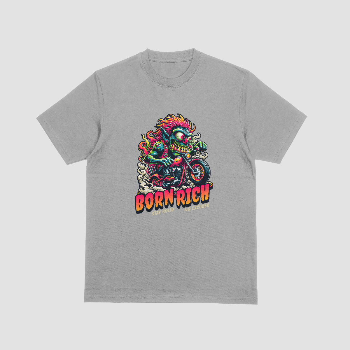 Born Rich Stay Solid Tee