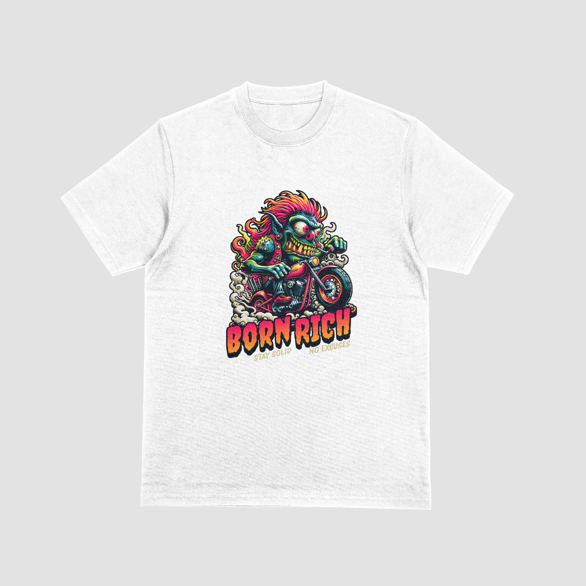 Born Rich Stay Solid Tee